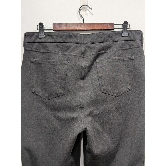 NYDJ Marilyn Straight Sculpt Her Gray Stretch Ponte Knit Cropped Ankle Pants 16 - Picture 11 of 15